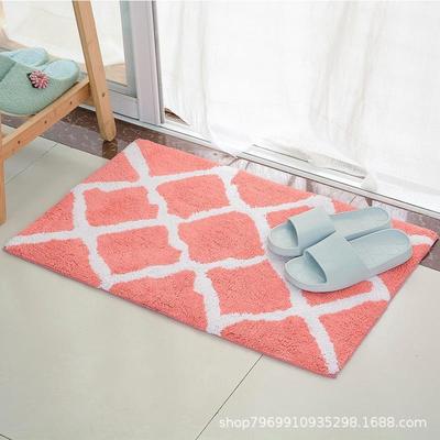 简约纯色入户门地垫地毯卧室门口门垫浴室防滑卫生间吸水脚垫