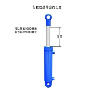 HSG63系列5吨双向双耳液压油缸 液压油顶 可定各种小型液压W油缸