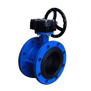 涡轮法兰r阀门 法兰蝶阀 D341X DN100 16Q 现货手动蝶阀