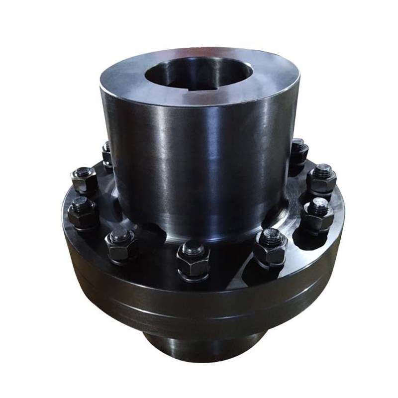 供应YL凸缘联轴器 伺服电A机刚性带螺栓带键槽凸缘联轴器