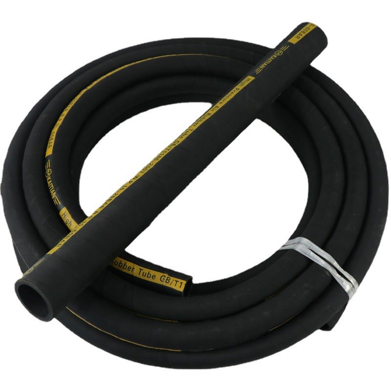 高压橡胶管耐油输水管钢丝编织高压油管蒸汽Q管液压橡胶软管皮管