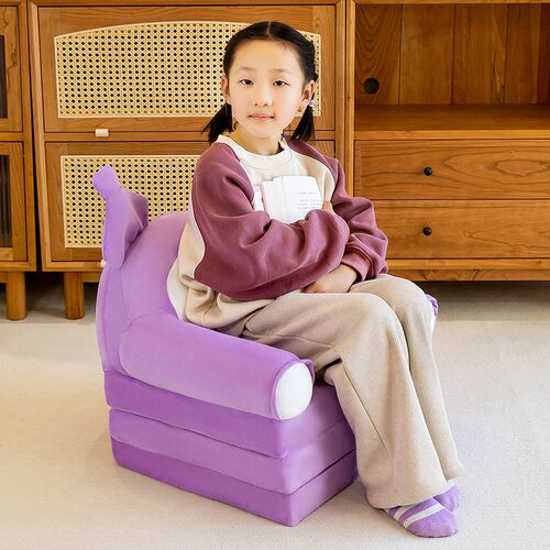 儿童沙发椅可座可躺一体卡通沙发幼儿可折叠懒人沙发男孩女孩躺椅