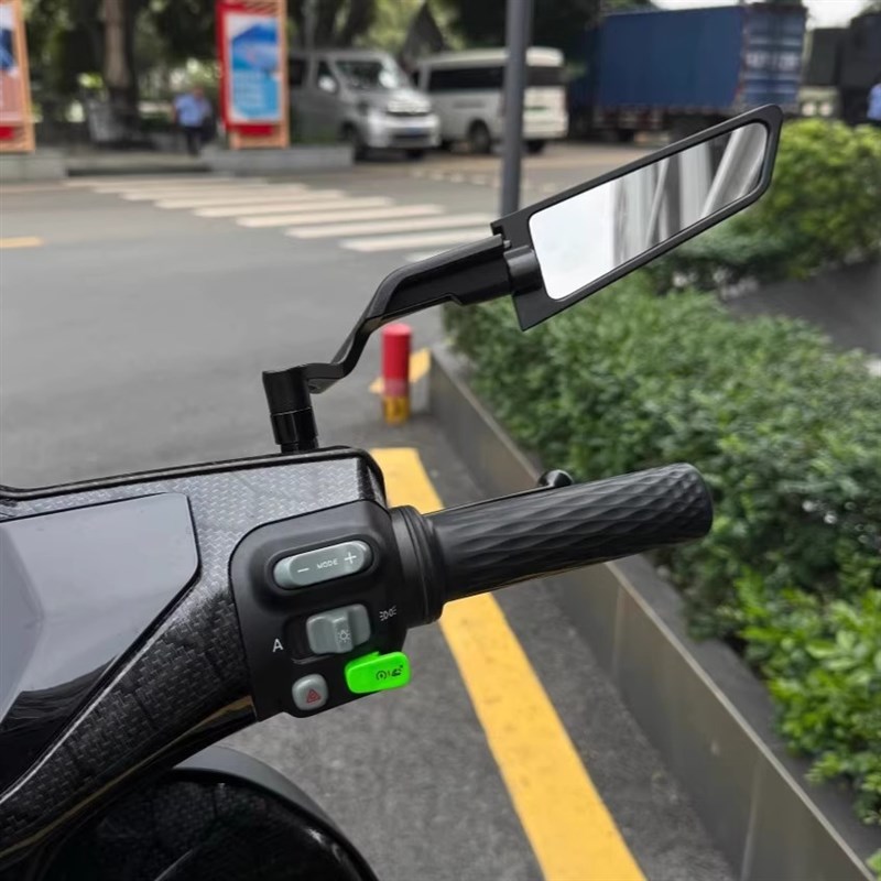 定风翼后视镜电动车摩托车改装通用定风翼小牛U+九号MZ雅迪反光镜