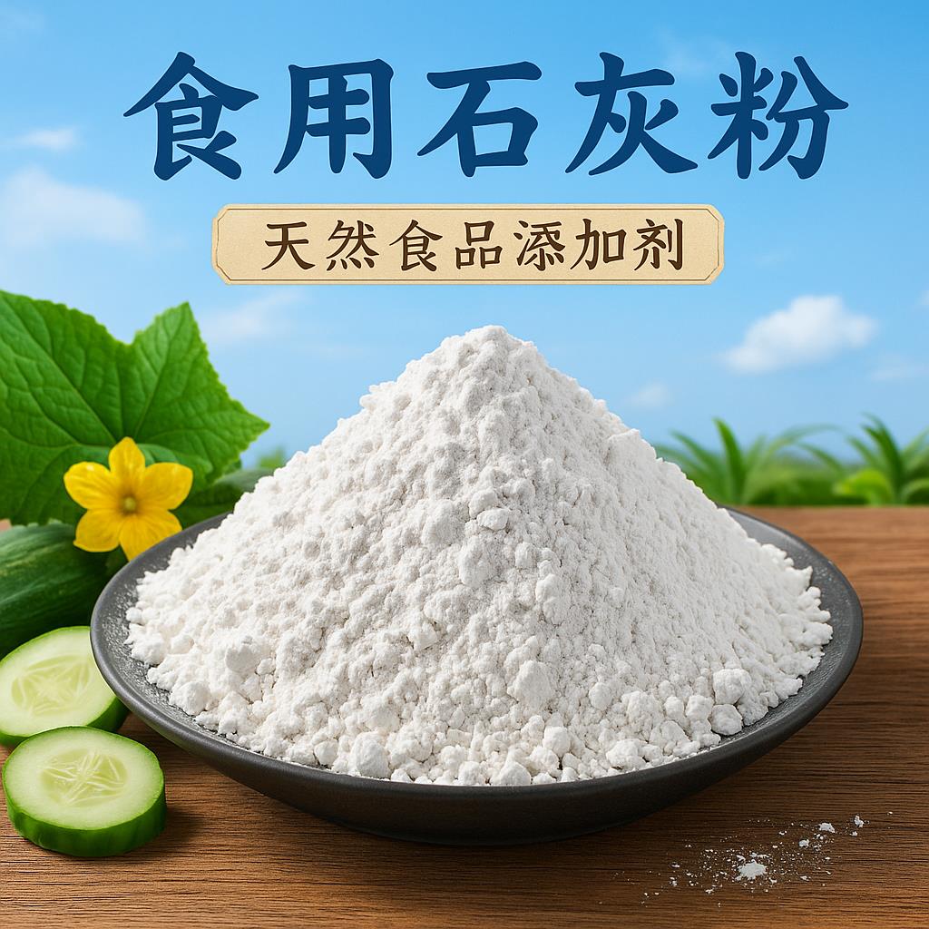 冰粉专用石灰粉可食用食品级熟石灰粉蒸蛋食用级冰粉籽米豆腐500g