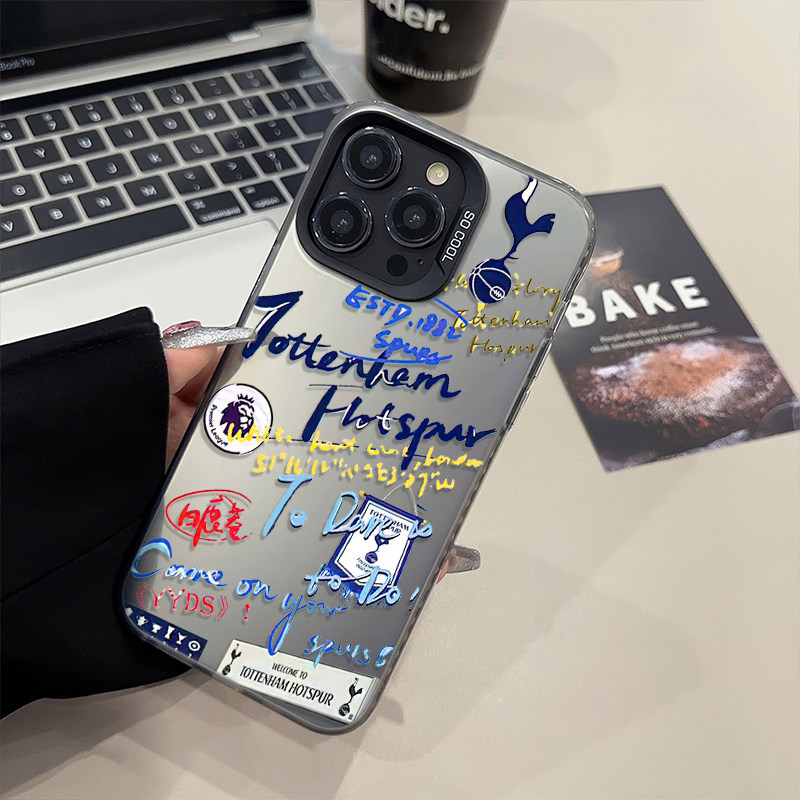 红米TURBO5适用14热刺队足球周iPhone17彩银一加TURBO6X高级感苹果16ProMax手机壳硬15Plus个性13个性VIVOs60