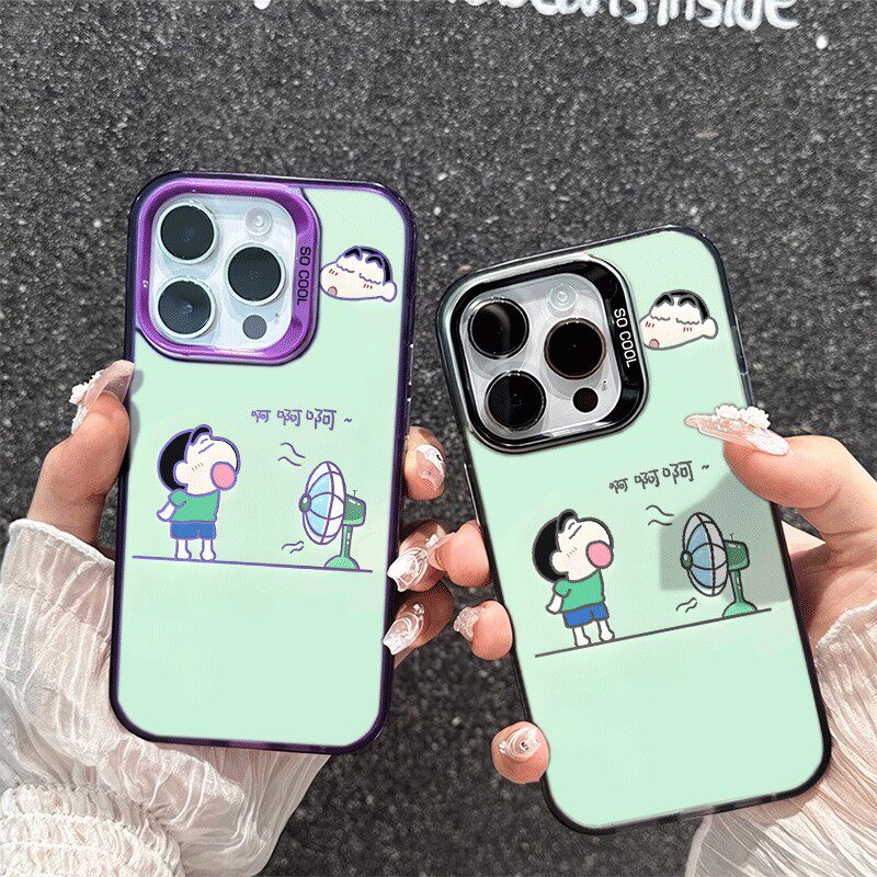 小米17ProMax风扇小新苹果16手机壳15卡通OPPOFindx9彩银14硬iPhone13适用12卡通VIVOY500创意华为Mate70动漫