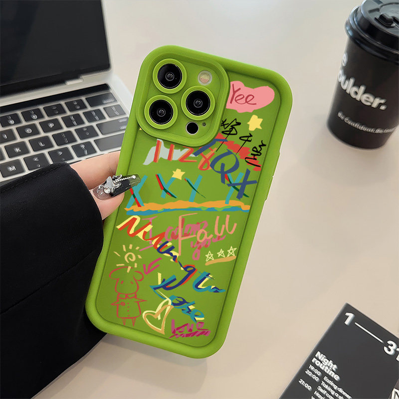 iPhone14适用12ProMax糖果OPPOFindx8易烊千玺周边16创意13高级感苹果15plus手机壳软荣耀MAGIC7ins风红米k80