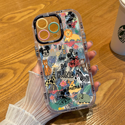 华为畅享90可爱iPhone13泡芙羽纱OPPOK15PRO适用小米17创意苹果16Plus软14ProMax卡通高颜值手机壳涂鸦动物园