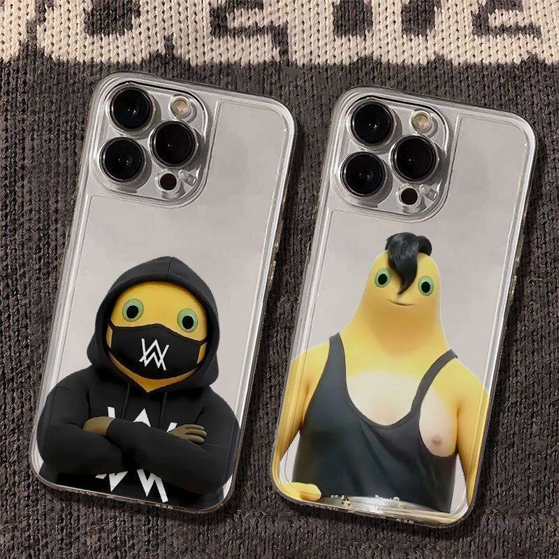 iPhone12搞怪红米TURBO5适用苹果16创意OPPORENO15C透明13ProMax软小米17PRO手机壳14PLUS口罩奶龙荣耀POWER2