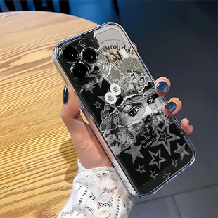 JOJO铁球杰洛手机壳iPhone13红米TURBO4PRO适用潮牌12ProMax华为Nova14苹果16E透明软小米15高级感VIVOS30PRO