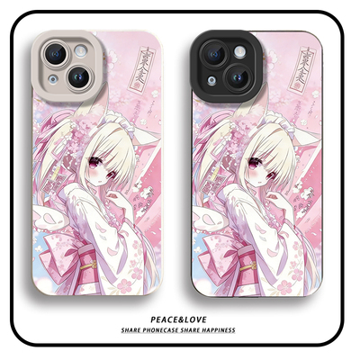 华为PURA90动漫iphone17适用苹果13软小众14PLUS瞳眼16ProMax手机壳麦芒40古早樱花少女VIVOIQOO15红米K90MAX
