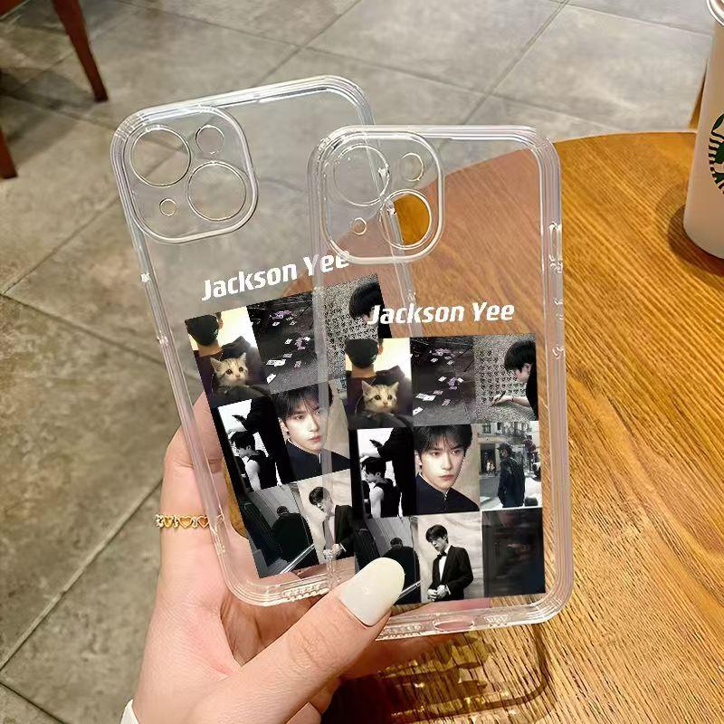 VIVOX200S易烊千玺插画手机壳OPPOReno14适用iPhone16promax透明小米15Ultra软苹果13时尚华为nova12创意y300