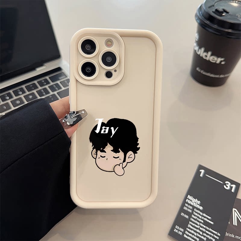 苹果17手机壳软16plus适用iPhone13糖果1512ProMax周杰伦头像华为NOVA14ULTRA周边真我NEO7TURBO卡通VIVOx100