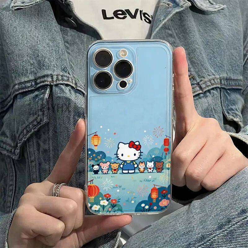 春日kt猫动物荣耀畅玩70PLUS苹果13pm软小米17卡通适用OPPORENO14华为NOVA15透明iPhone16可爱手机壳12ProMax