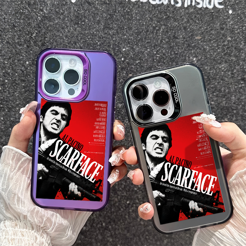 阿尔帕西教父苹果13适用华为NOVA12Ultra高级感iPhone16e手机壳硬15ProMax创意14plus彩银VIVOy300新款s20ins