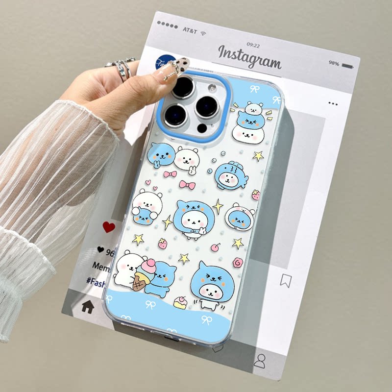 可爱比耶酷儿自嘲OPPOA58硬12手机壳带挂绳iPhone15卡通IQOOZ10TURBO华为NOVA13适用17ProMax大孔16pro14plus