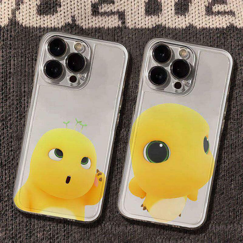 OPPOFINDX9可爱iPhone13pm适用苹果14创意华为NOVA15透明小米17ProMax软卡通红米TURBO5手机壳16PLUS呆萌奶龙