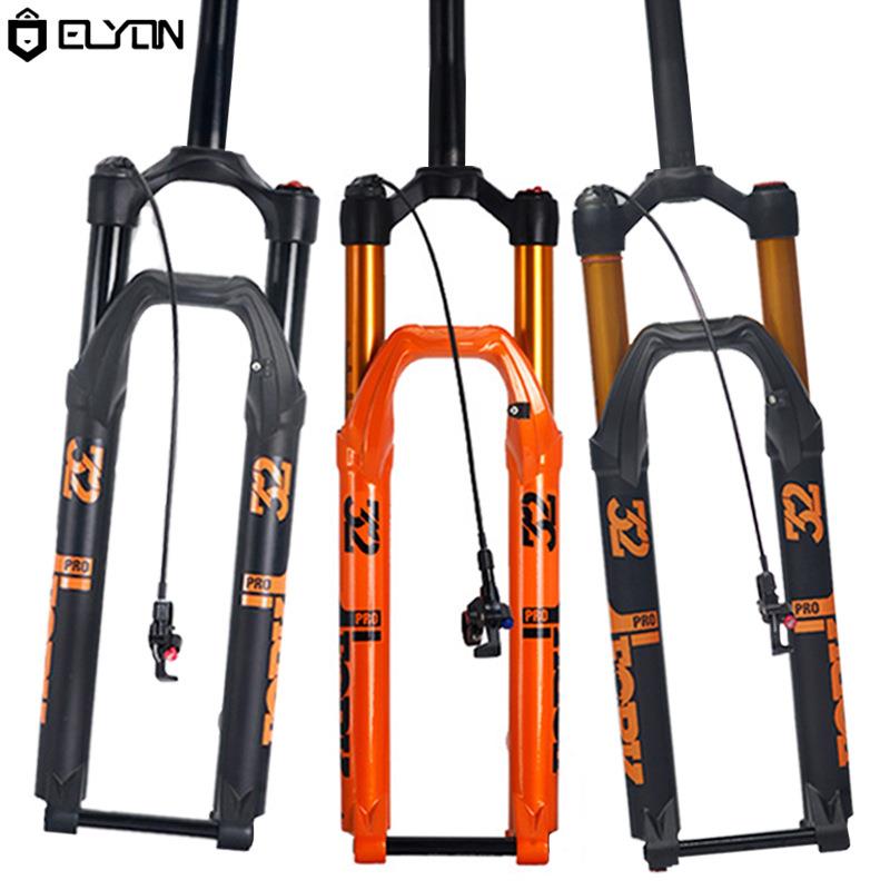 山地自行车直管桶轴版前叉阻尼回弹27.529寸气压100*15mm筒轴