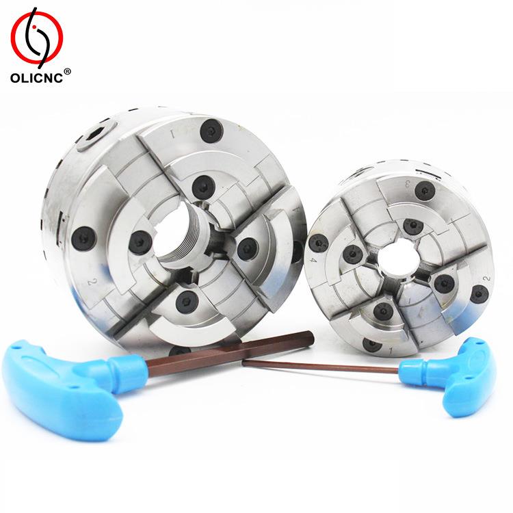 木工卡盘木式卡盘4寸8-60mm木工机械配件