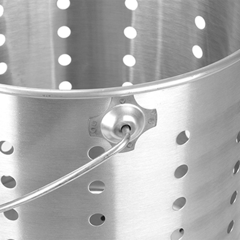 不锈钢消毒桶漏桶油炸桶沥水桶过虑器手提桶多功能卤肉桶漏孔桶