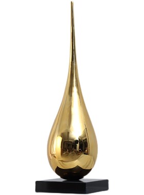 玻璃钢水滴雕塑抽象创意软装饰品大型商场酒店售楼处玄关装饰