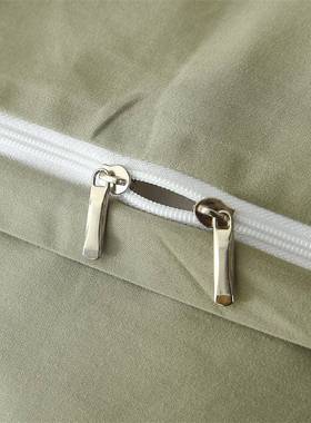 kail2023秋冬新款全棉纯磨四毛件套A类纯棉素色床单被套宿色舍床