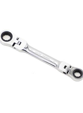 DGZ力易得钢铬钒全抛光双花活头快扳手头棘轮扳手E2571梅E257双2