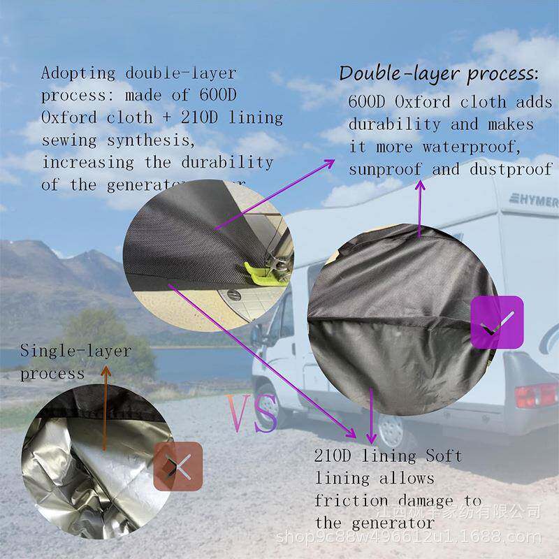 户外发电机罩采用层型重防水双面料制成，带有可FDJZ-001见操口作