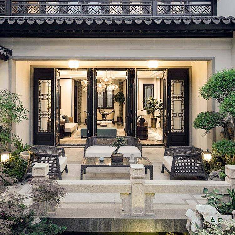 新中式藤编沙发户外藤QXL椅墅露别仿天花组园商业街庭院藤沙发合,电子元器件市场,其它元器件,淘宝优惠券,粉丝福利购,淘宝优惠卷