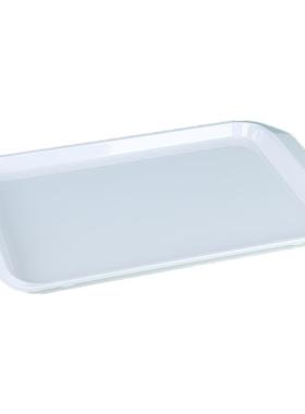 A8串密胺仿瓷方形白色学校工厂公司食商堂上菜端长F7687TMT菜烤托