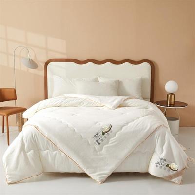 全丝棉LNA提花蚕被链拉二合一子母被加厚冬被棉春秋被夏凉被被芯