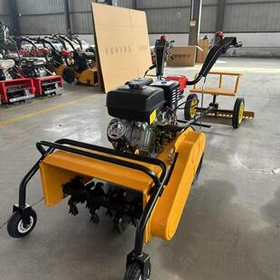 CRT0农用四驱除碎草草机50型汽油除草机多功能开沟碎草旋耕机