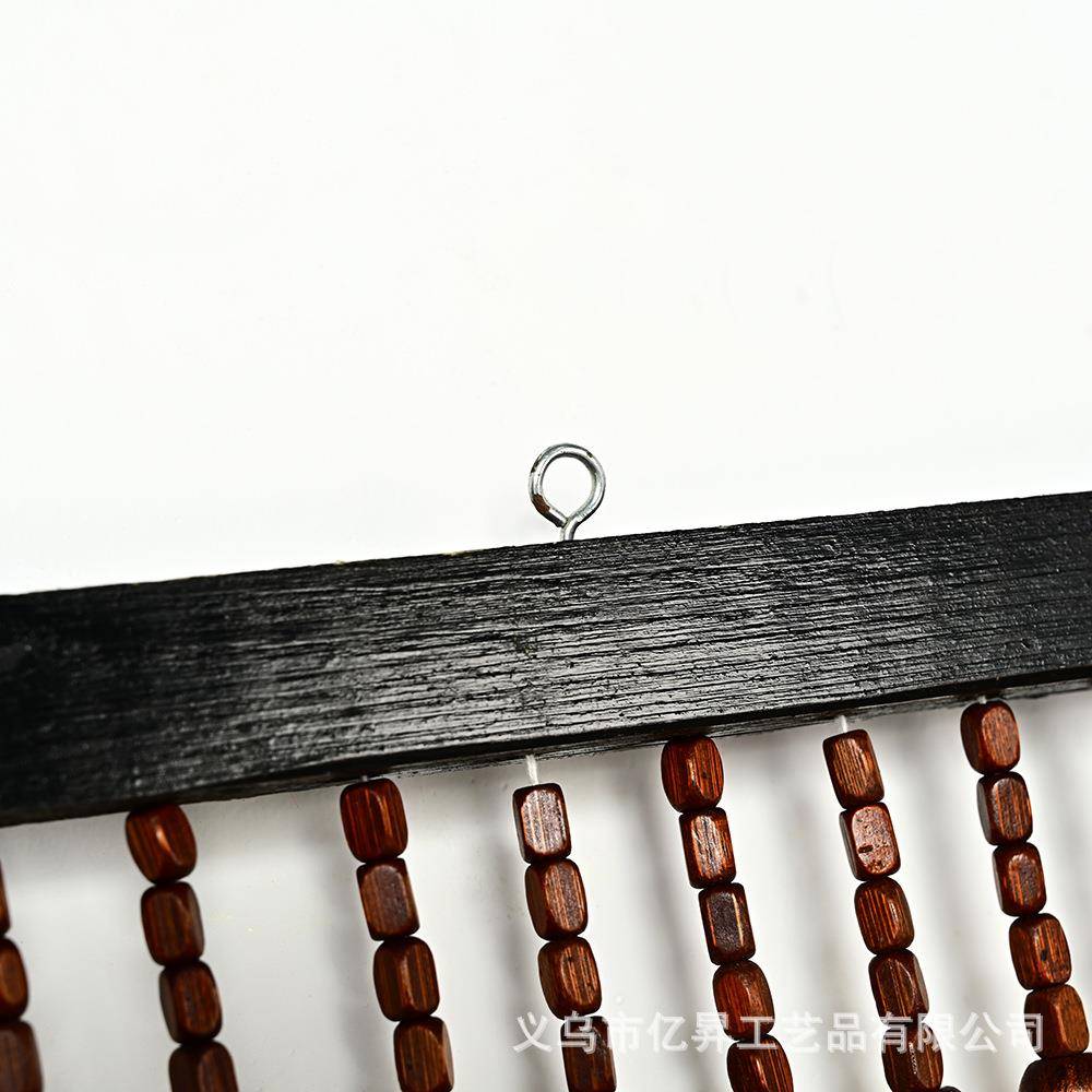 二节白色珠帘水晶门帘隔客家用玄关厅生卧室卫间帘子挂帘免18打断