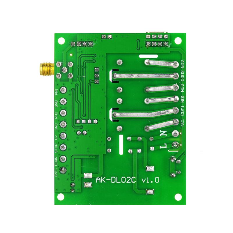 射频遥控开关直流12伏24伏两路控线制WSY板/无带点动控制器/限位