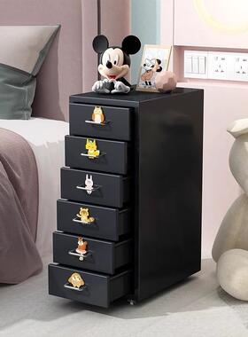 金202504属钢制抽屉式铁皮文件办公收柜纳柜储物桌下柜带锁斗用家