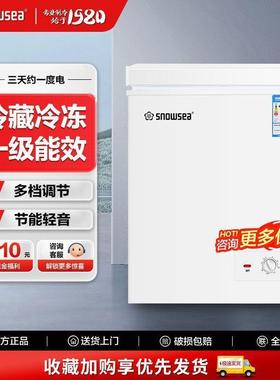 小柜冰用家箱用全冷冻FRT小型冷柜保鲜两冷藏冷冻柜卧式冷柜