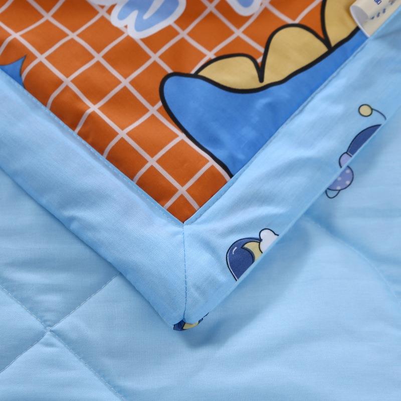 2薄025被款全棉13372印花点点阳光幼儿园夏被儿童夏手边纯棉夏季
