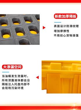 IBC吨桶防泄30152托盘料防渗漏超大盛漏栈塑板平台加大厚超漏加高