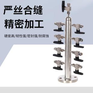 管锈件分配气块KFQ空气气源空气分配器箱不602钢分配器 多路气动元