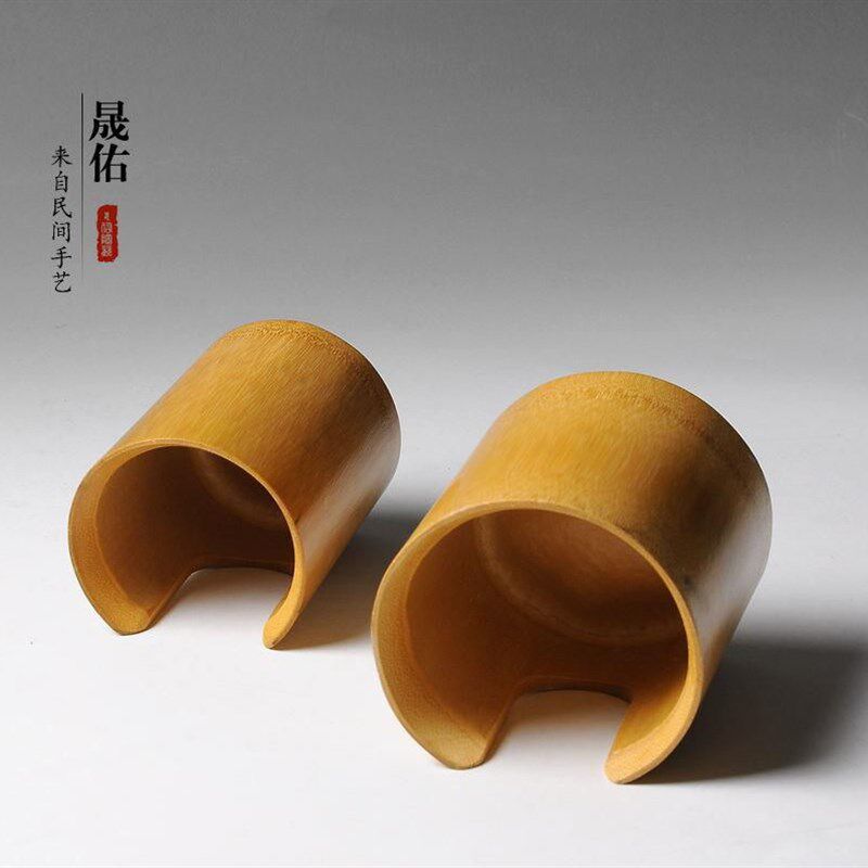 碳化竹制茶杯架晾杯架架子杯架功夫竹制竹子配件沥水架收纳茶杯架