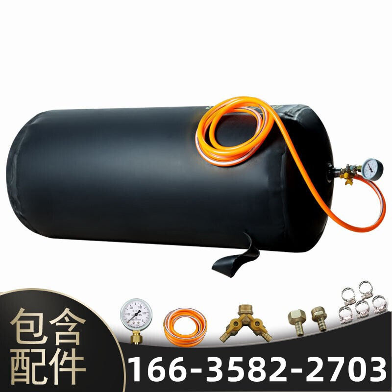 封堵气囊橡胶充止漏闭水试验市政堵水管气囊加强加厚排气水道