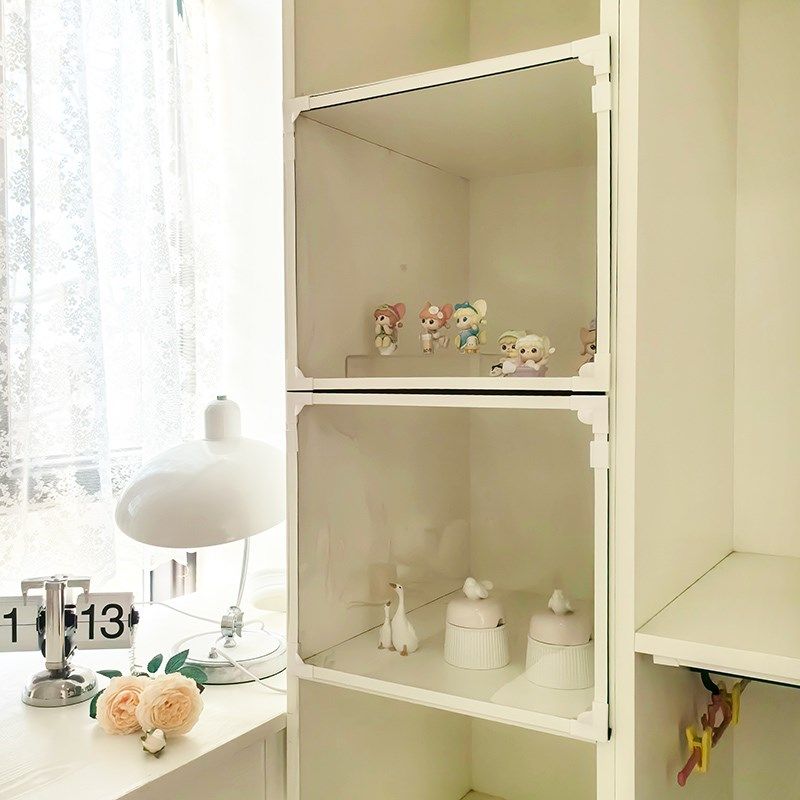 架子书柜帘防尘挡板帘白色透明透光磁吸帘自粘帘防尘防油防水厨房,居家布艺,门帘,淘宝优惠券,粉丝福利购,淘宝优惠卷