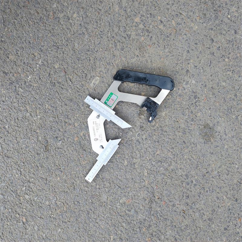 60型钢轨垂直磨耗和侧面磨耗量JTMH数显机械钢轨磨耗仪