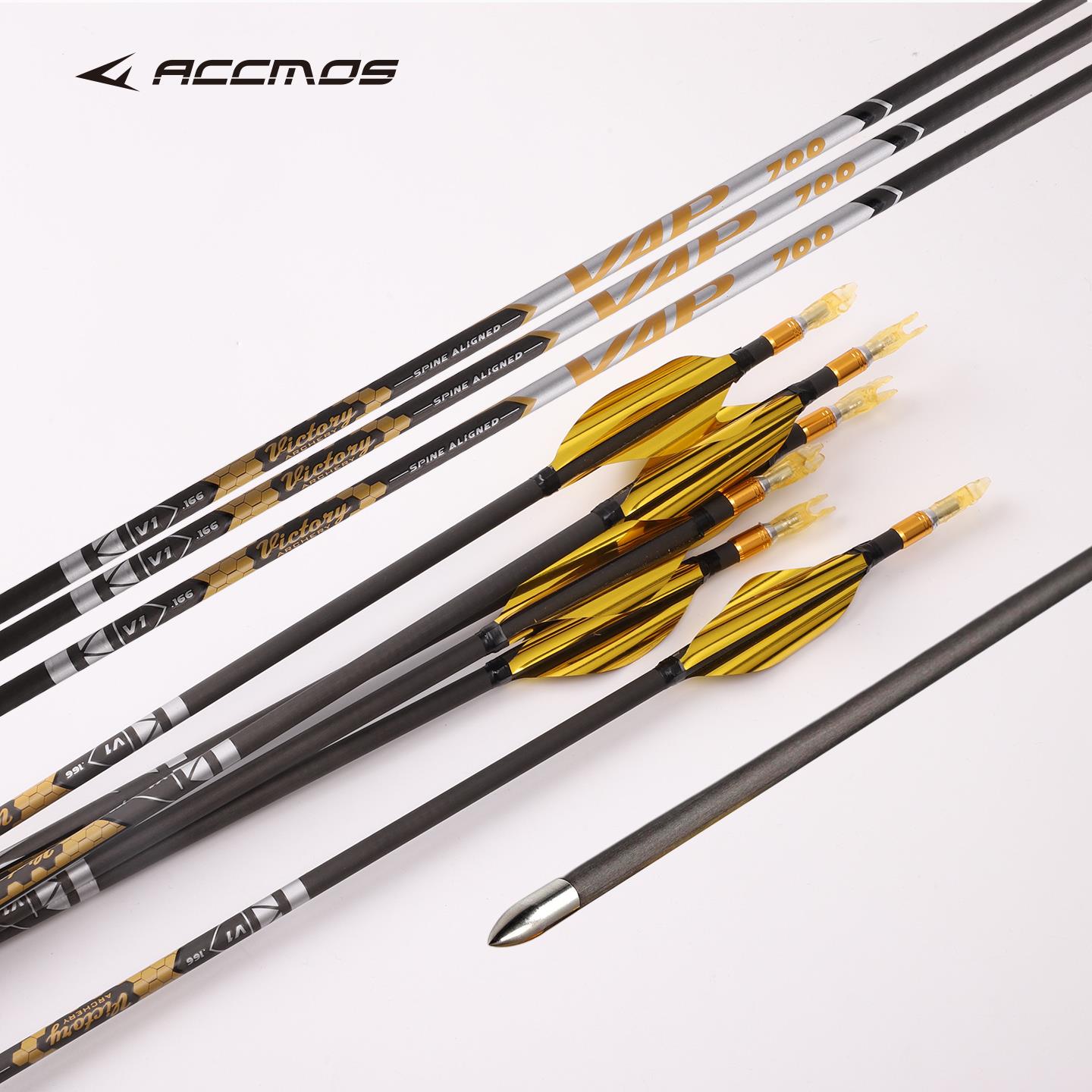 螺旋羽VAPV1螺旋羽成品纯碳箭支4.2内径碳素箭支防打钉国产贝特