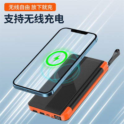 [3C认证]太阳能充电宝无线充