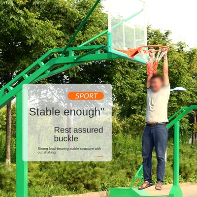 Outdoor adult basketball stand standard movable basketball
