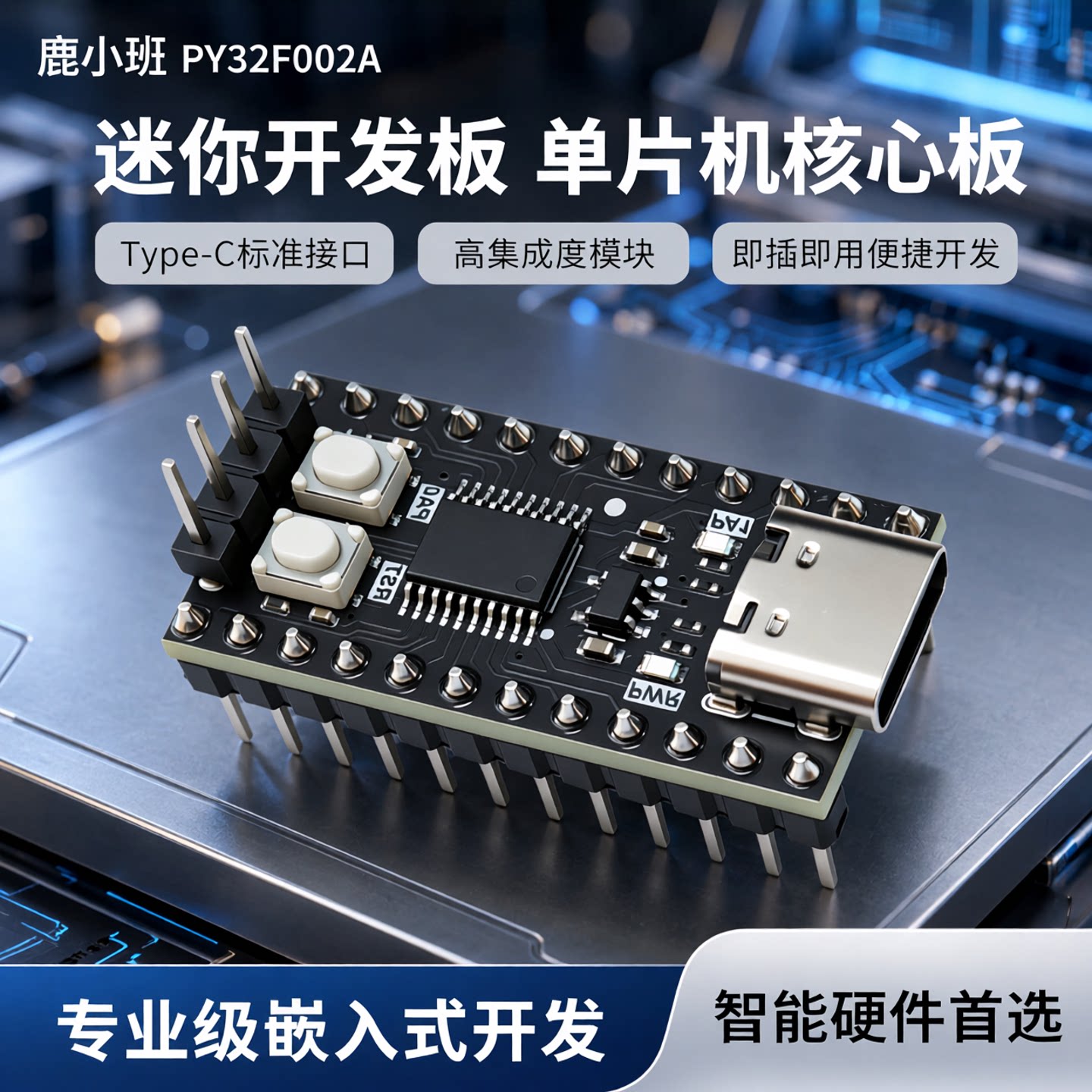 鹿小班开发板Cortex-M0+稳压图片