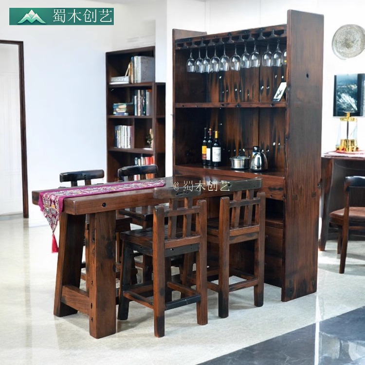 蜀木创艺隔断酒吧台包邮包安装