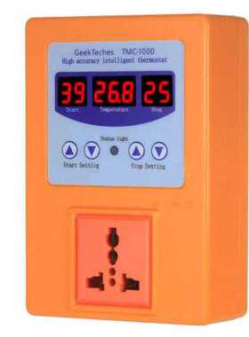 TMC-1000 GeekTeches智能数显温度控制器 温度插座LED显示控制