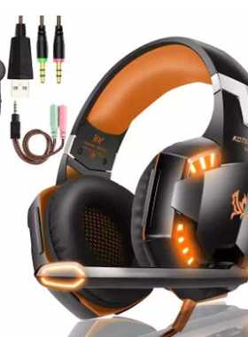 KOTION EACH/因卓 G2000 RGB光带麦电脑耳机 有线耳机 PS4